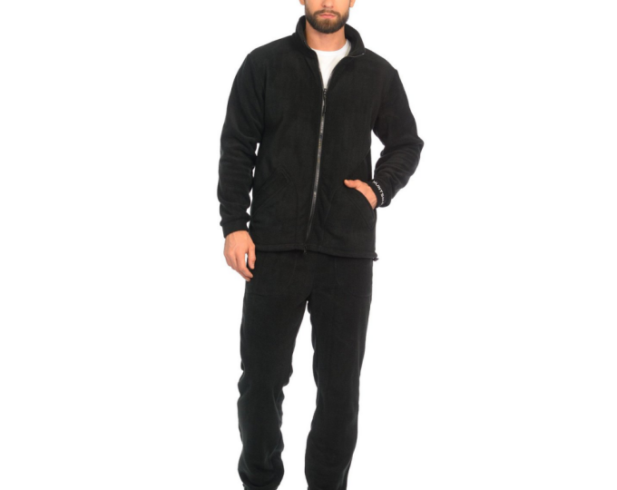 Костюм демисезонный Hunt’sMan «Байкал» р.48-50 рост 176 (тк.Флис, цвет Черный) - изображение 1 