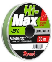 Леска Momoi Hi-Max Olive Green 0,22мм (5,0кг) 30м (зеленый)