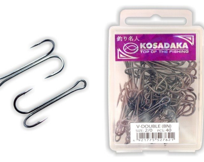 Крючок Kosadaka V-Double №06 (L-30мм) - изображение 1 