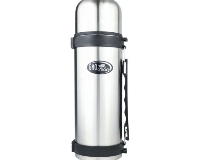 Термос TM «BIOSTAL» (узкое горло/пробка с кнопкой/ручка) 1000мл - изображение 2