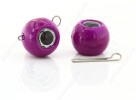 Груз крашеный ШАР (Чебурашка разборная)  8гр. цвет 06 (фиолетовый) - изображение 1 