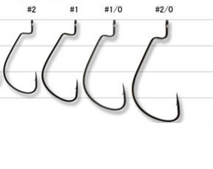 Крючок Decoy офсетный Worm 11 #4 (9шт.) - изображение 1 