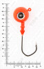 Джиг крашеный ШАР 52гр. (крючок VD-079 №5/0) (3шт.) цвет 01 (красный) - изображение 3