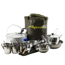 Пикниковый набор Aquatic ПН-02-6Х на 6 персон (цвет ведра: хаки)