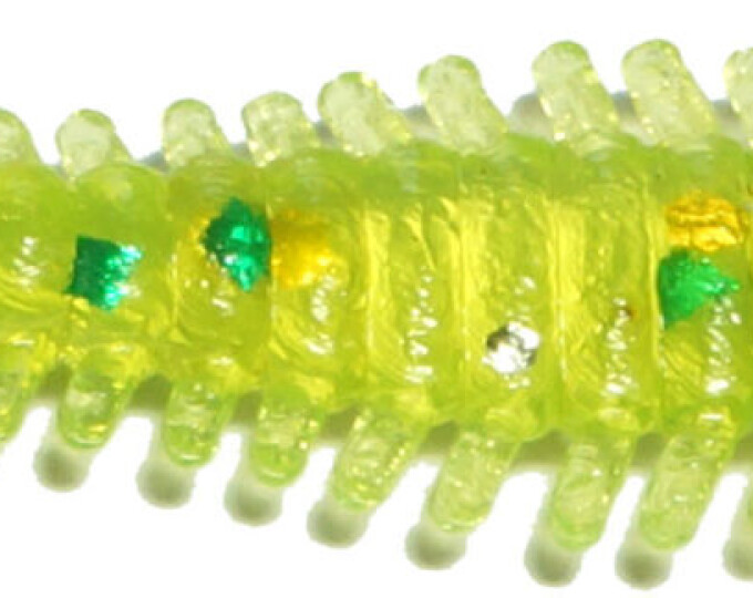 Силиконовая приманка Kosadaka S-LINER WORM 55 (длина 55мм, вес 0,4гр.) (15шт.) цвет GR - изображение 1 