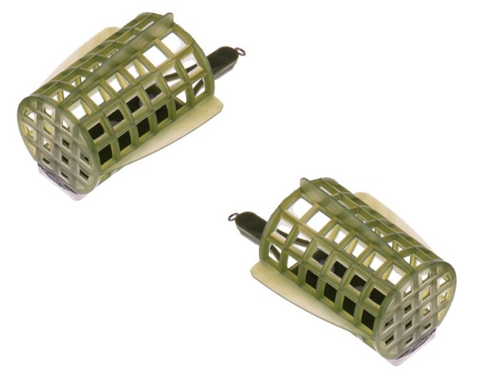 Кормушка ЛИМАН Feeder КРУГЛАЯ СЕТКА с дном 70гр. (крылья, смещенный центр, глухой вертлюг) - изображение 1 