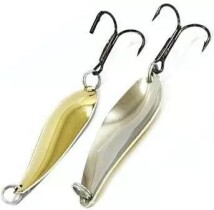 Блесна Колебалка Питер Атом 20гр. (2-х цветная) Латунь/Никель