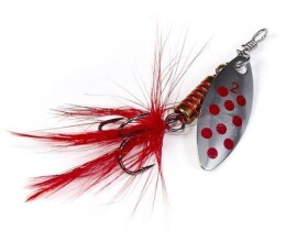 Блесна вращающаяся Lucky John SPIN X LONG 02 (вес 4гр.) цвет SR