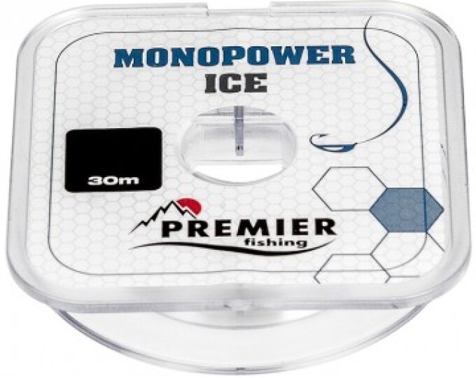 Леска PREMIER fishing MONOPOWER ICE 0,14мм 30м (Clear Nylon) - изображение 2