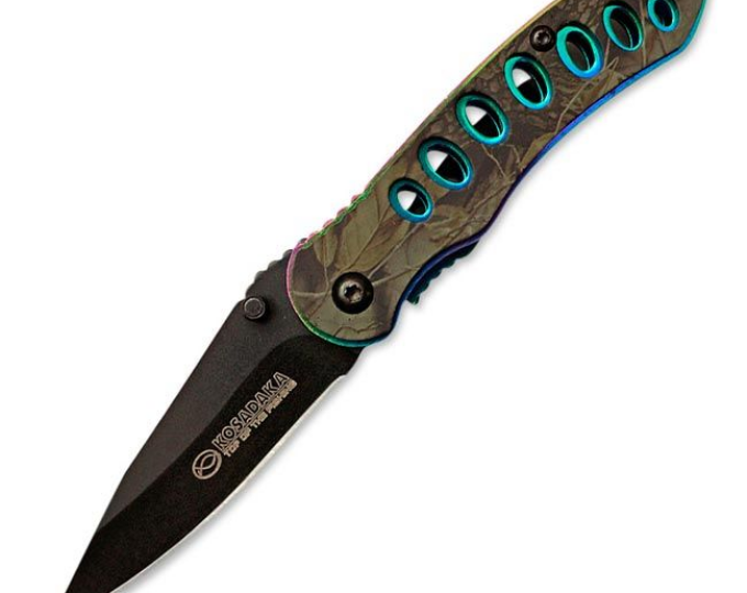 Нож складной Kosadaka 14,5/8,5см 60гр.(облегчённая рукоятка) - изображение 1 