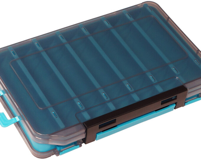 Коробка Kosadaka TB-S31D для воблеров, двусторонняя (200х135х35мм) Dark Blue - изображение 1 