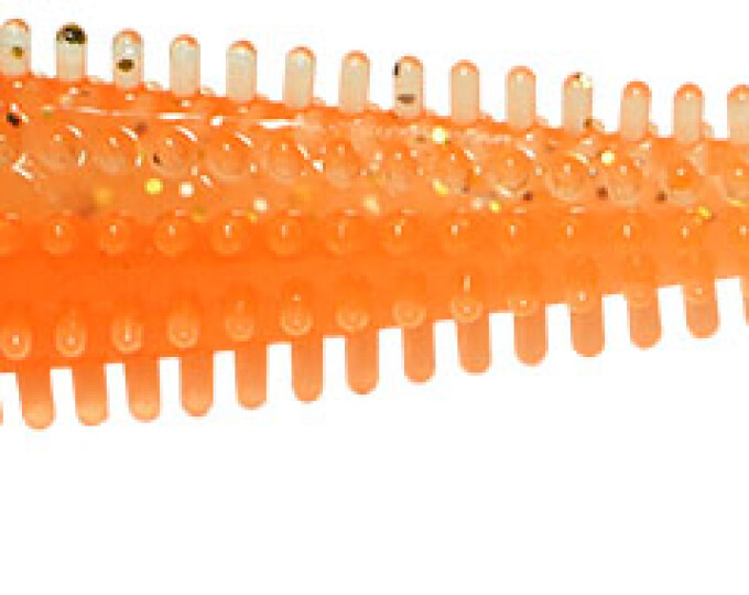 Виброхвост Kosadaka SPIKEY SHAD 120мм (4шт.) цвет ORG - изображение 1 