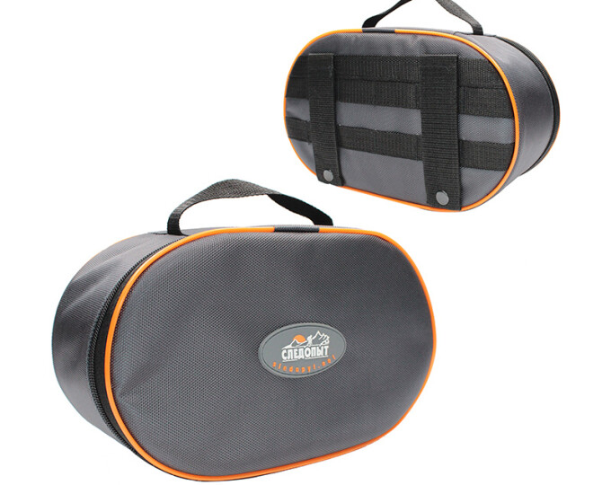 Чехол СЛЕДОПЫТ для катушек под 2 шт., модульный, р.11*31*18см, цв.серый - изображение 1 