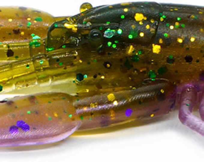 Силиконовая приманка Kosadaka CRAYFISH 63 цвет GLV - изображение 1 