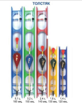 Набор юного рыболова с попл. бамбук «Толстяк» 130мм, 1,8гр. (10)