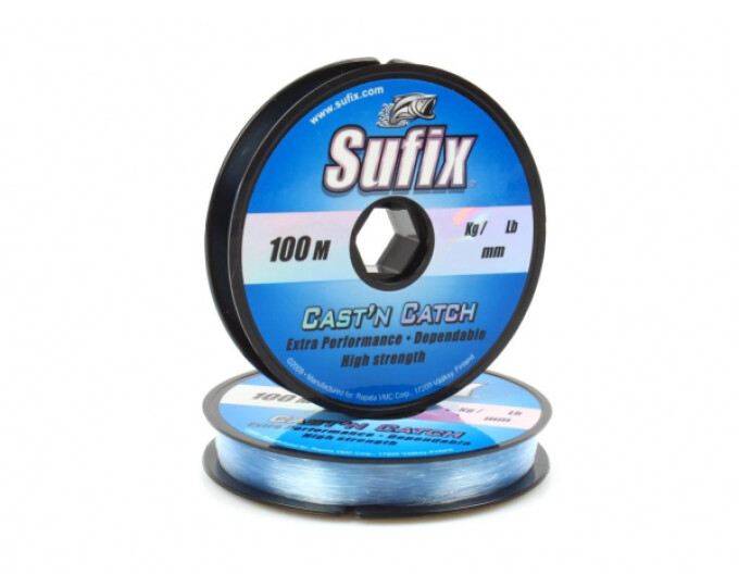 Леска SUFIX CAST’N CATCH 0,35мм, 100м (6,8кг) (синяя) - изображение 1 
