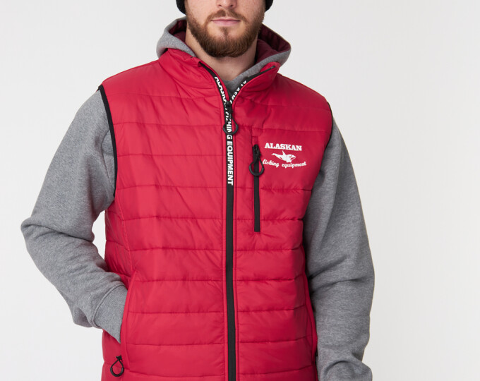 Жилет Alaskan Juneau Vest Red р.XL (утепленный, стеганый) - изображение 11