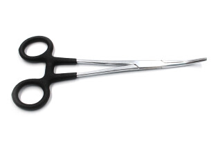 Зажим-корнцанг Namazu (L-180мм, прорезиненные ручки, нержавеющая сталь)