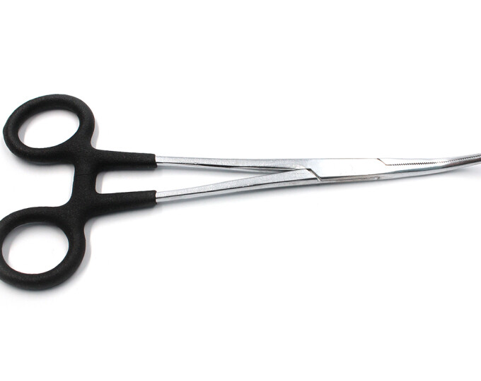 Зажим-корнцанг Namazu (L-180мм, прорезиненные ручки, нержавеющая сталь) - изображение 1