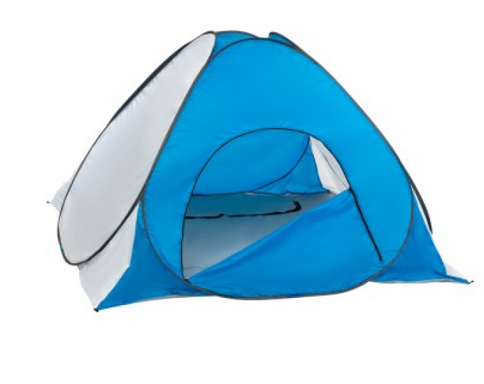 Палатка PREMIER FISHING зимняя автомат 2*2 бело-голубая дно на молнии - изображение 1