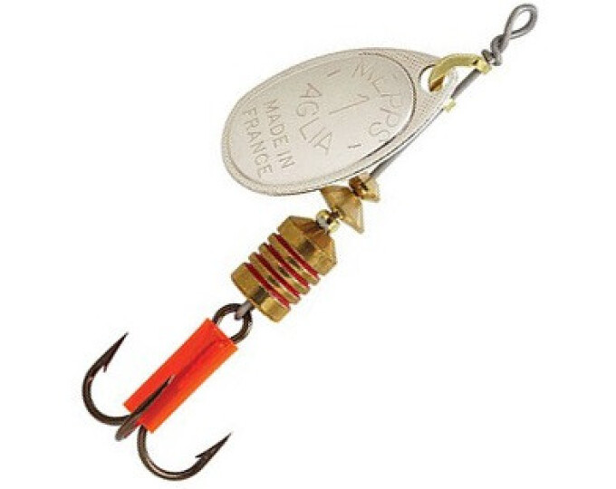 Блесна Mepps AGLIA 1 Silver (в блистере) - изображение 1 