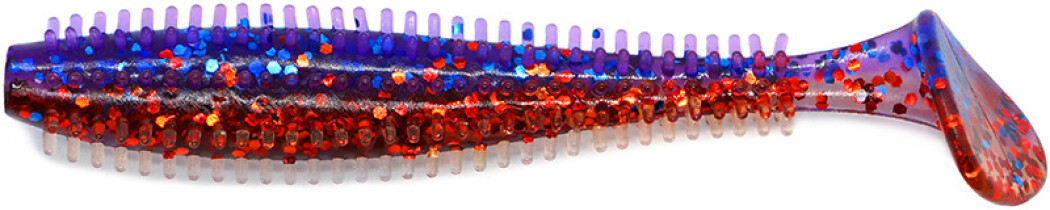 Виброхвост Kosadaka SPIKEY SHAD  90мм (9шт.) цвет RB