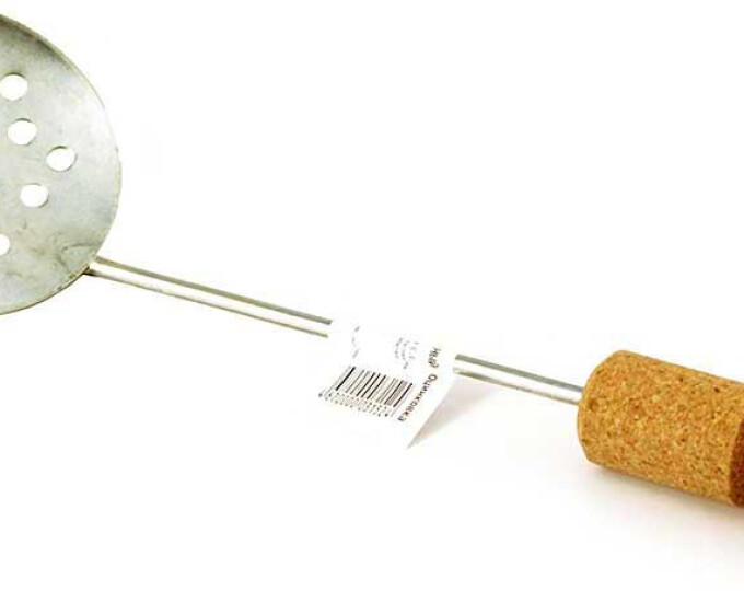 Черпак РОСТ (нержавейка, пробковая ручка) - изображение 1