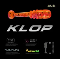 Приманка ZUB-KLOP 19мм-20шт,(цвет 250) морковный с блестками