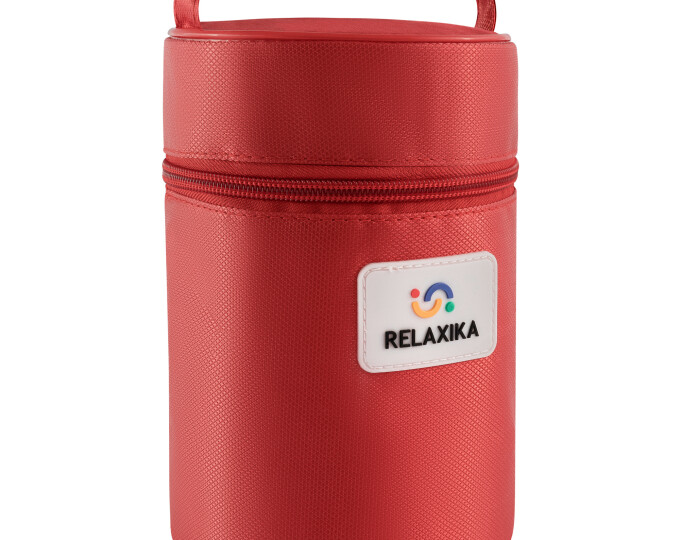 Термос для еды Relaxika 301 в термочехле (0,7л) стальной - изображение 5