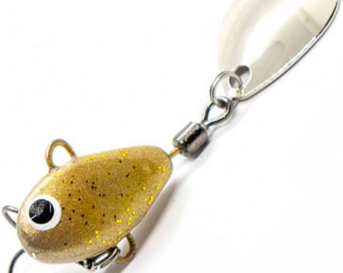 Тейл-спиннер UF-Studio Hurricane 7,5гр. цвет Gold glitter - изображение 1 