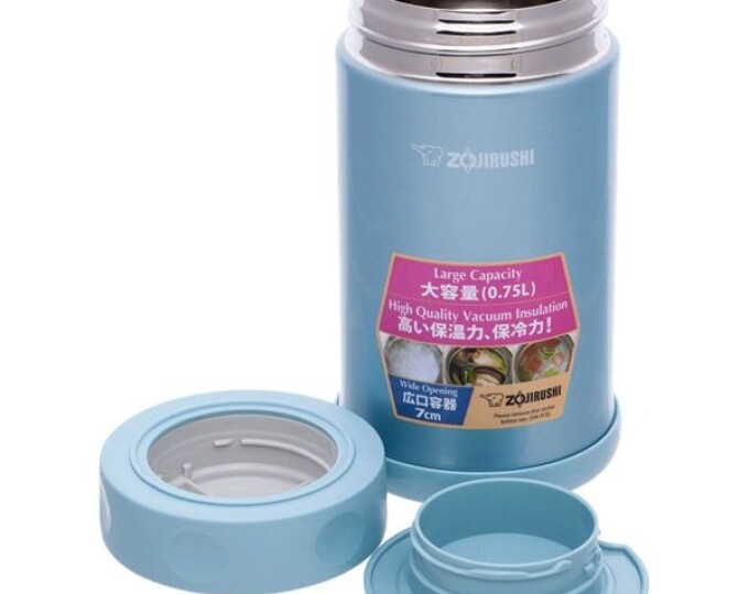 Термоконтейнер ZOJIRUSHI (объем 0,75л) цвет Aqua Blue AB - изображение 1 
