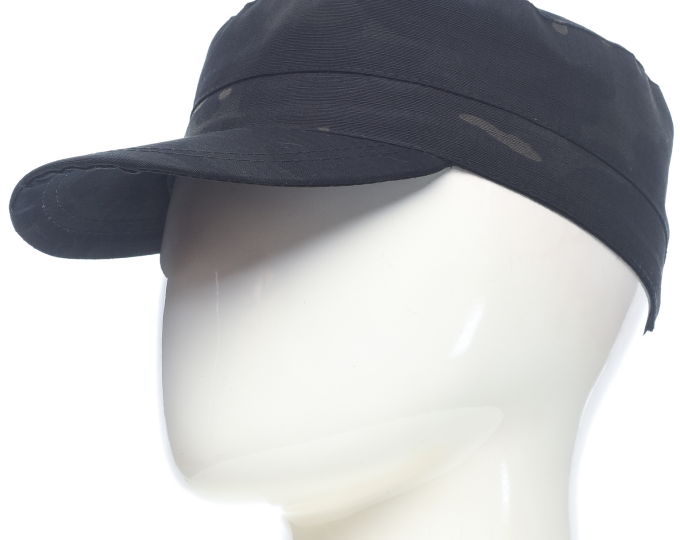 Кепи Охотника летняя цвет Черный мультикам ткань Смесовка Рип-стоп (р.58-60) - изображение 1