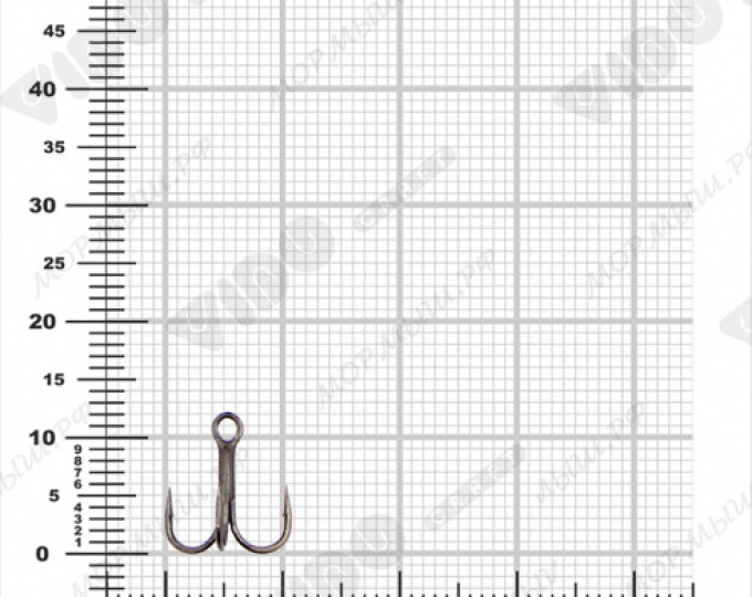 Крючок Treble Hooks (VD-091-BN) №12 - изображение 3
