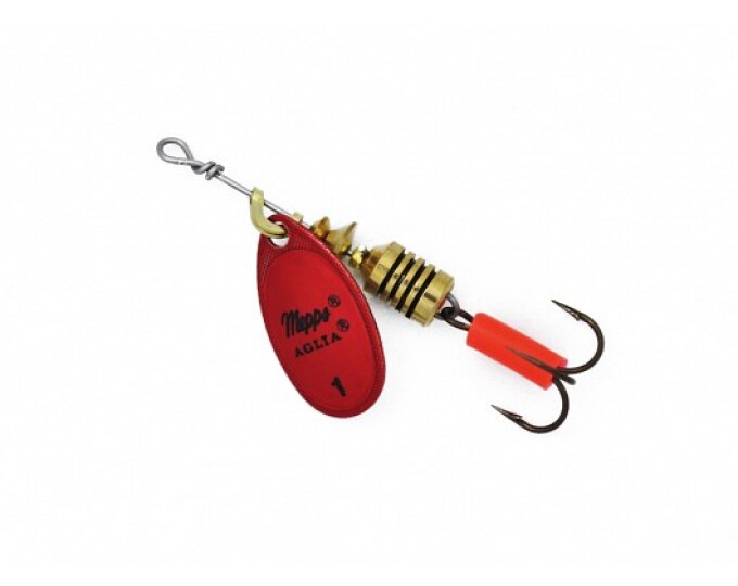 Блесна Mepps AGLIA PLATIUM 1 Silver/Red - изображение 1 