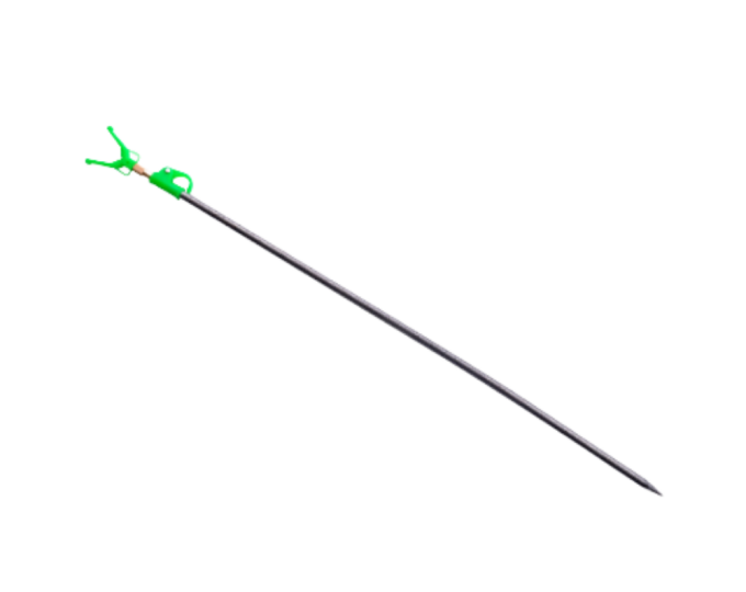 Держатель удилища U-образный 120см (телескопический) цвет Черный/салатовый - изображение 1