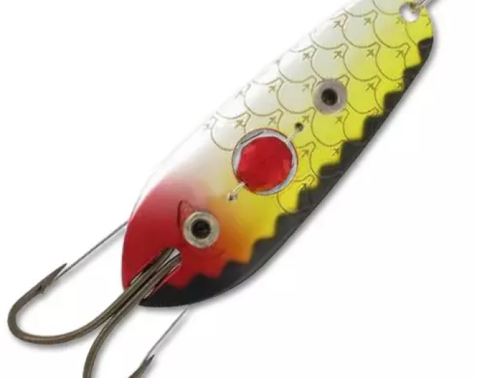 Блесна Kuusamo Rasanen 60/15 (бусинка, незацепляйка) цвет BL/Ye-S - изображение 1