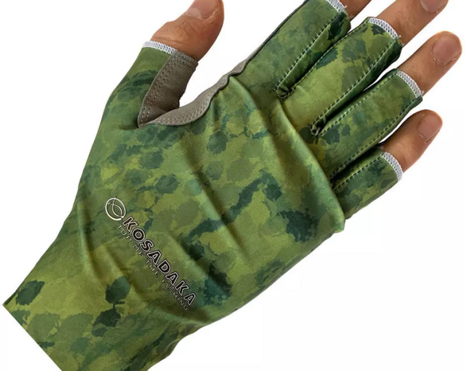 Перчатки эласт. без пальц. Sun Gloves, Khaki Snake, р.L/XL (Kosadaka) - изображение 1