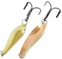 Блесна Колебалка Питер Атом 15гр. (2-х цветная) Латунь/Медь