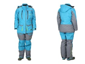 Костюм зимний «SIBERIA LADY» (цвет Бирюза/Серый) р.48-50 рост 170-176