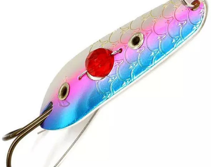 Блесна Kuusamo Rasanen 60/15 (бусинка, незацепляйка) цвет BLU/Li/S-S - изображение 1 