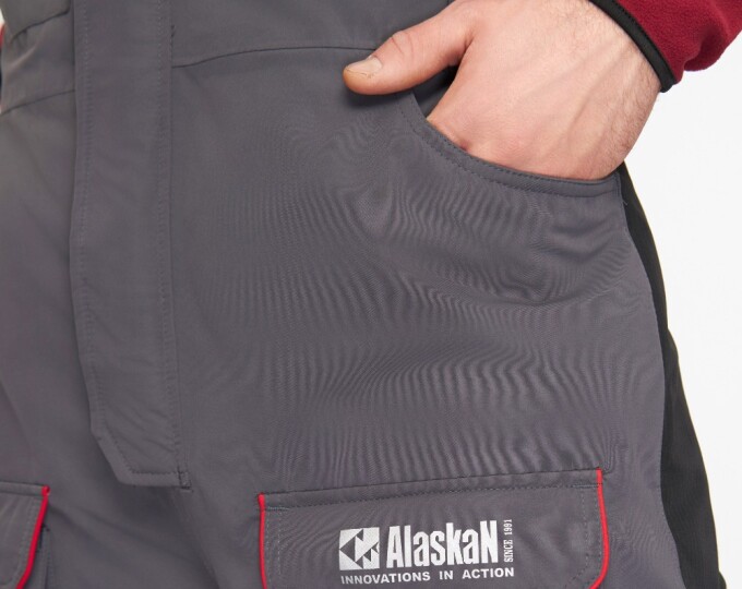 Костюм зимний Alaskan Dakota 2.0 р.52-54 (182-185) цвет Красный/Серый/Черный - изображение 3