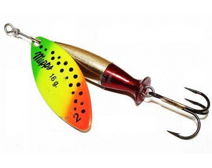 Блесна Mepps AGLIA LONG HEAVY 2 Gold/Tiger - изображение 1 